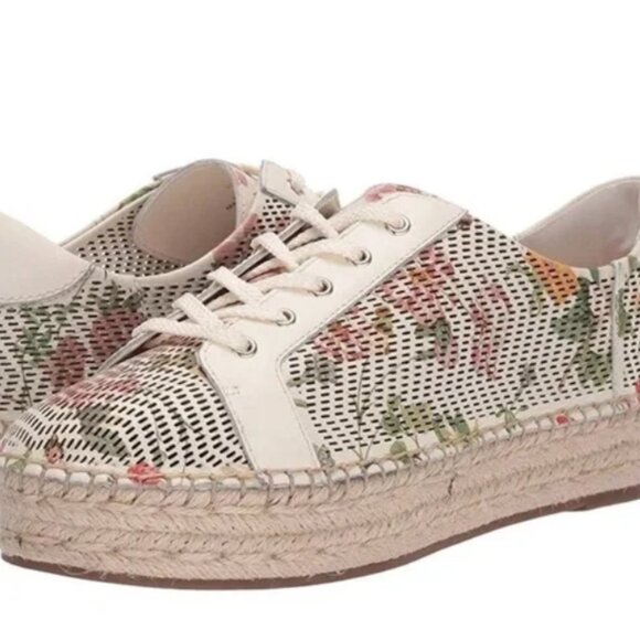 Vince Camuto Shoes - Vince Camuto Floral Espadrille Sneakers - Size 9.5